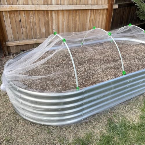 6.5X50 FT Garden Netting Pest Barrier, Ultra Fine Mesh - size: 6.5x50 FT