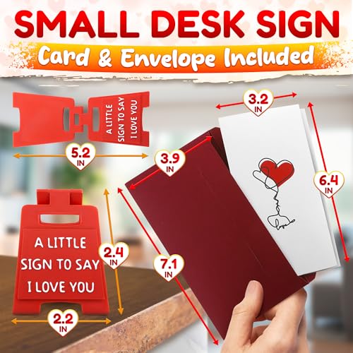 A Little Sign to Say I Love You, 3D Design, Card & Envelope Included - color: Mini Love Sign