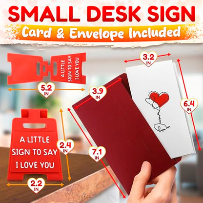 A Little Sign to Say I Love You, 3D Design, Card & Envelope Included - color: Mini Love Sign