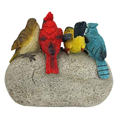 Design Toscano Birdy Welcome Garden Stone Statue: Medium - size: Medium