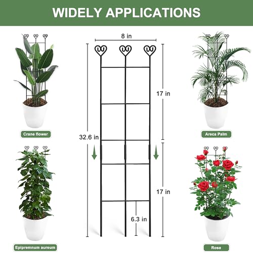 Coomin 32in Monstera Plant Support Trellis for Indoor Plants, 2P - size: 32in/2p