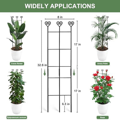Coomin 32in Monstera Plant Support Trellis for Indoor Plants, 2P - size: 32in/2p