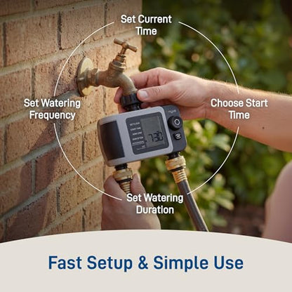 Orbit B-hyve XD 2-Port Smart Hose Watering Timer with Wi-Fi Hub - 24637 - size: 2-Port, style: Smart