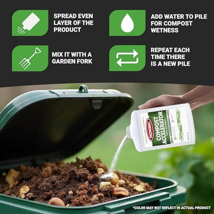 Roebic CA-1 Bacterial Compost Accelerator: 2.5 pounds, for faster composting, 2.5 LBS (Pack of 12) - size: 2.5 LBS (Pack of 12)