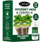 EZ-GRO Gourmet Herb Seeds Pod Kit (12) Compatible with Aerogarden Pods - size: 12 Pod