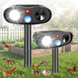 Sonic Fortress Pro Deer Repellent Solar Ultrasonic Animal Repeller 2 Pack