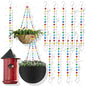 Landical 9 Pack 12 Inch Suncatcher Hanging Chain for Plants, Multicolor - color: Multi Color