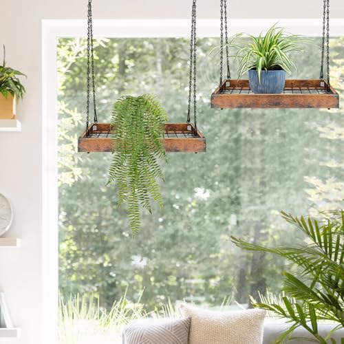 Plant Hanger Indoor Outdoor, 16" Large Hanging Planters for Indoor Plants