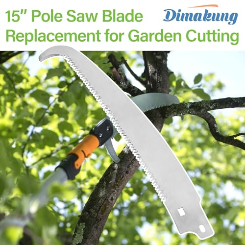 15" Pole Pruner Saw Blade for Fiskars Extendable Tree Pruning & Trimming