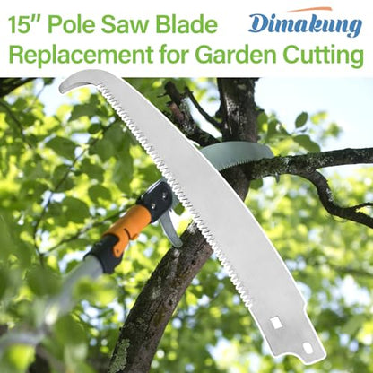 15" Pole Pruner Saw Blade for Fiskars Extendable Tree Pruning & Trimming