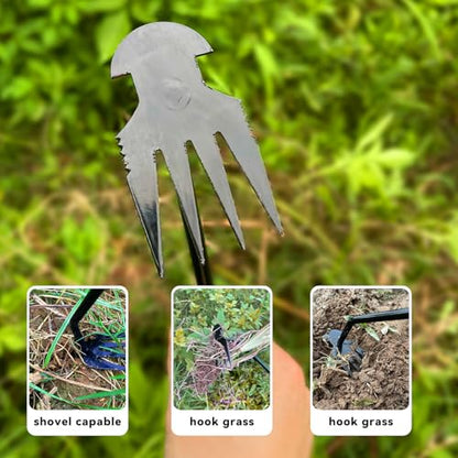Weed Puller Tool,Portable Garden Hand Tool for Weed Removal