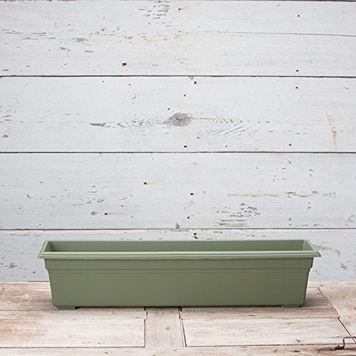 Novelty 16300 30" Flowerbox Sage, Inch - color: Sage, size: 30-Inch