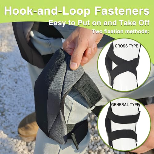 Garden Kneeling Pad and Knee Pads Women, Foam Padding Kneepads, Gray - color: Gray