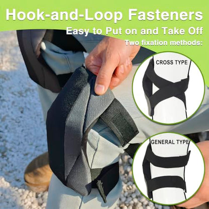 Garden Kneeling Pad and Knee Pads Women, Foam Padding Kneepads, Gray - color: Gray
