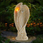 Angel Garden Statues Outdoor, Angel Figurine with Butterfly Solar Lights - style: Butterfly-2