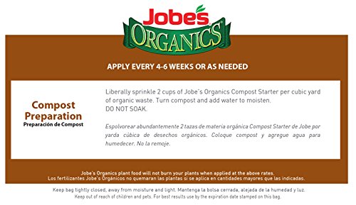 Jobe's Organics Fast Acting Granular Fertilizer Compost Starter, Easy Plant Care Compost Accelerator, 4 lbs Bag - size: 4 lb