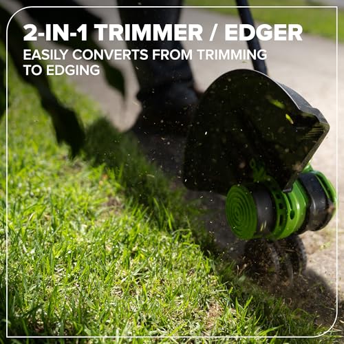 Greenworks 24V 13 in String Trimmer, 10 Blades, 4.0 Ah Battery - size: New 13" (Battery Included)