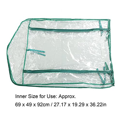 Greenhouse Replacement Cover, 69x49x92cm 2-Tier PVC