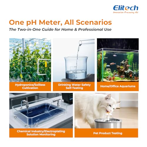 Elitech PHM-230 Professional Digital pH Pen Meter for Water and Solutions