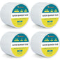 4 PC 4" x 180' Vapor Barrier Tape 9 Mil White Polyethylene Insulation Tape - size: 4 Pack