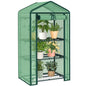 AlisisFores 3-Tier Greenhouse, PE Cover, 4ft Tall - style: 3-Tier