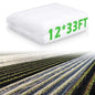 12 x 33 ft Garden Mesh Netting Insect Mosquito Net, White, 1 Pcs - size: 12 x 33 ft