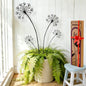 4-Pack Dandelion Metal Flowers for Outside,Black Wild Flower Decorative Garden Stakes for Potted Plants, Metal Yard Art, Gift-Boxed Indoor & Outdoor Garden Decor(Black Dandelion Flower Set) - style: Black Dandelion Flower Set