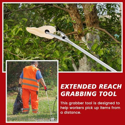 Sabary 10 Pack Suction Cup Trash Picker Grabber Tool,Red,43 Inch - color: Red, size: 43 Inch