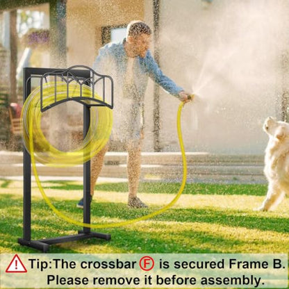 Garden Hose Holder,100ft Capacity Hose Reel for Outside