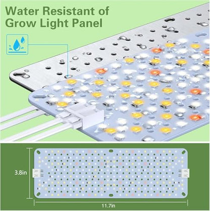 40W Full Spectrum Grow Lights Panel for Indoor Plants