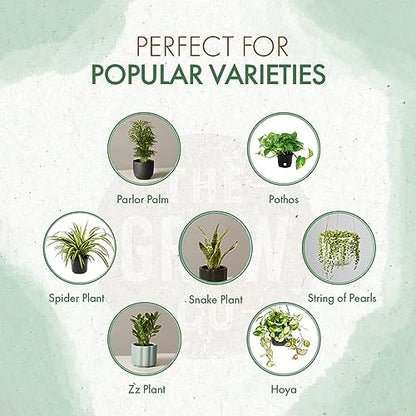 Organic Indoor Plant Food, Nutrient-Rich Formula for Houseplants, 8oz - size: 8 ounces