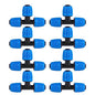 8 Pcs 1/2 Inch Drip Irrigation Tubing Tee Fittings - size: 1/2 Inch Tee