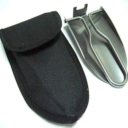 Toasis Garden Trowel Mini Outdoor Foldable Hand Shovel (Black & Olive-2pcs) - color: Black & Olive-2pcs