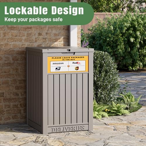 Package Delivery Box for Outside, Grey - color: 021 Grey