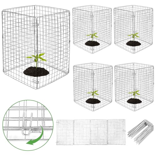 12×17 in Wire Plant Protector, Plant Cage for Outdoor Plants