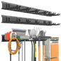 EVERHANGER Garage Tool Storage Organizer, Wall Mount Garden Tool Rack - size: 12Hooks