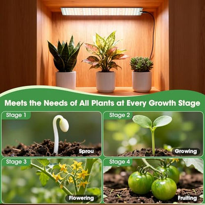 Grow Lights for Indoor Plants, 540 LEDs Full Spectrum