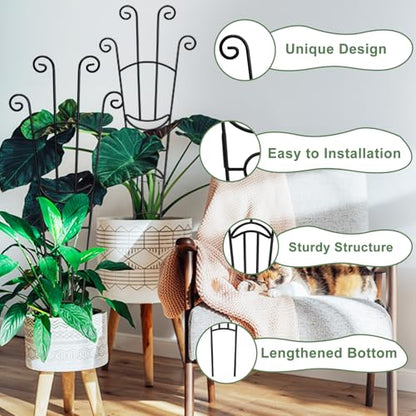 Coomin 32.6in Monstera Plant Support Trellis for Indoor Plants, 4P - size: 32in,rectangular/4p