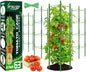 Legigo 4 Pack Tomato Cage for Garden, Up to 63Inch Sturdy Tomato Trellis - color: Green 4 Pack, size: 63 Inches