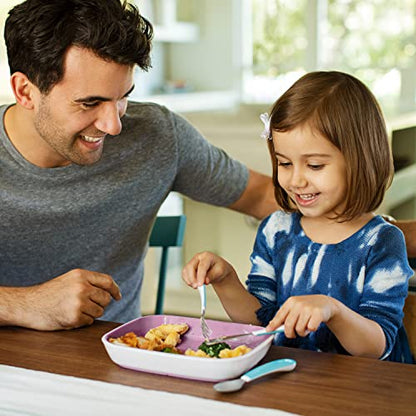 Munchkin® Splash™ Toddler Fork, Knife and Spoon Utensil Set, 6 Pack, Blue/Green - size: 6 Piece Set, style: Blue/Green Utensils