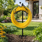 Utopia Home Freestanding Garden Hose Holder, 150 ft, Black