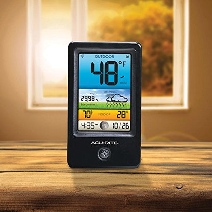 AcuRite (00509A1) Color Weather Forecaster for Temp, Humidity, Forecast