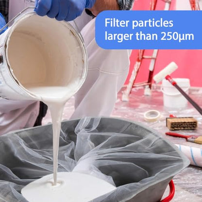 Sukh 15pcs Paint Strainer Bag - 5 Gallon Paint Filter Mesh Strainer Bucket