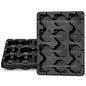homenote 5 Pack Reusable 12 Cell Seed Starter Trays for 4 Inch Nursery Pots - size: 4 Inch, style: 5 Pack Seed Starter Tray