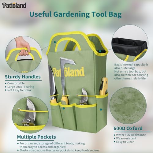 Green Garden Tools Set 26-Piece, Gardening Gifts for Women Men - color: green-26pcs