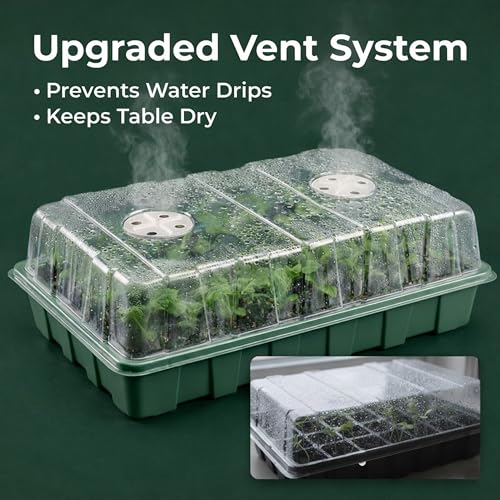 Gardzen 10 Pack 40 Cell BPA Free Seed Starter Tray Kit - size: 10-Pack