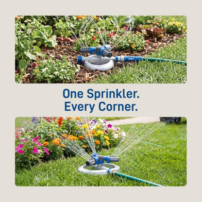 Orbit Elevated 3-Arm Rotating Sprinkler on Base, 28253