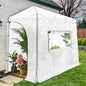 EAGLE PEAK 10x5 Easy Setup Pop Up Greenhouse, Lean-to Design, Clear/White - color: Clear/White, size: 10x5