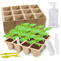 120 Cells Seed Starter Tray, 10 Pack Plant Starter Kit - size: 120 Cells, 10 Packs