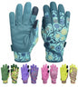 Cute Pattern Gardening Gloves,Thornproof Garden Glove,Gardener Gift - color: 1 Pair Per Pack-lake-blue, size: Medium